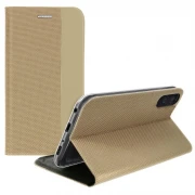 guld Sensi flip etui Samsung A10 Mobil tilbehør