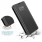 sort Clear view mirror etui Samsung A51 Mobil tilbehør