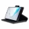 Læder flip etui Samsung Note 10 sort Mobil tilbehør