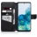 sort Læder flip etui Samsung S20+ Plus Mobil tilbehør