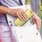 Clear view cover guld Galaxy S8 Mobilcovers
