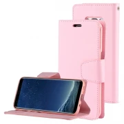 MG flip cover Samsung Galaxy S8 med lommer pink Mobiltilbehør