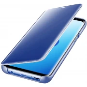 blå Clear view mirror cover Samsung S9 Mobil tilbehør