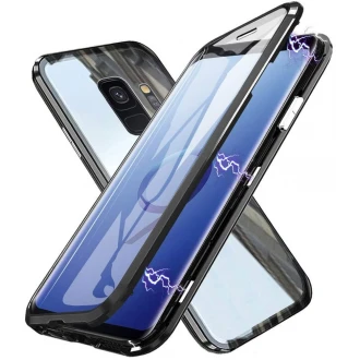 Magnetisk case 360 sort Samsung Galaxy S9 Plus