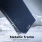 blå Luna carbon flip etui Samsung S22 Mobil tilbehør