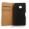 Klassisk læder cover hvid Htc One M7 Mobil tilbehør