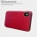 Vintage etui business Iphone Xs / X rød Mobilcover