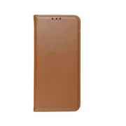 brun Slim læder flip cover Xiaomi Redmi Note 10 Pro Mobil tilbehør