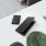 sort Slim læder flip cover Samsung S22 Mobil tilbehør