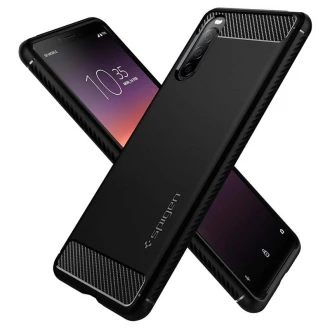Spigen sort Rugged Armor case til Sony Xperia 10 II
