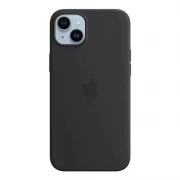 premium silicone cover iPhone 14 Plus sort Mobil tilbehør