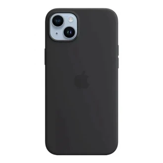premium silicone cover til iPhone 14 Plus sort