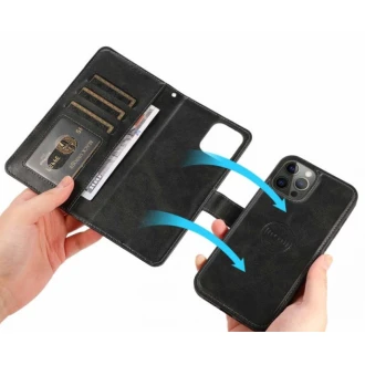 2 i 1 flip cover til iPhone 14 Pro Max sort