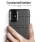 Rugged shield case Samsung A51 sort Mobil tilbehør