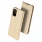 guld Slim flip etui Samsung S20 Plus Mobil tilbehør
