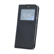 Smart cover med vindue sort Huawei mate 10 lite Mobil tilbehør