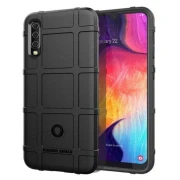 Rugged shield cover Samsung A70 sort Mobil tilbehør