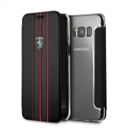 Ferrari bog Samsung Galaxy S8 Plus Rød  mobile tilbehør