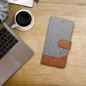  Samsung Galaxy S25 Ultra Denim flip cover grå