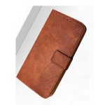 GREEN ON Luxury Flip Cover til Galaxy S10E Brun