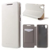 HTC DESIRE 626 læder cover, hvid