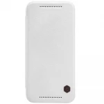 HTC ONE M9 læder cover i business stil, hvid