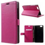 HUAWEI HONOR 4X læder cover med lommer, rosa