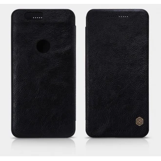 HUAWEI NEXUS 6P læder cover I business stil, sort