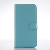 HUAWEI NEXUS 6P læder pung cover, blå