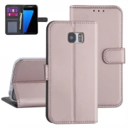 Samsung etui til Galaxy S7 edge - Rose Gold mobil tilbehør