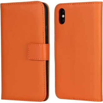 Til Iphone X flip cover i split læder 