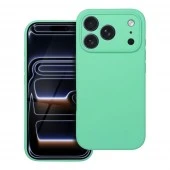 premium silicone cover iPhone 17 Pro Mint grøn
