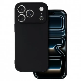 Viser Matt bagcover til iPhone 17 sort