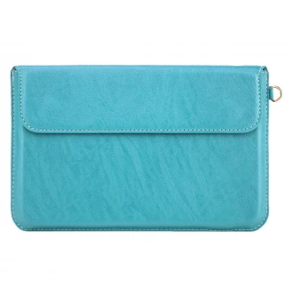 IPAD MINI taske / sleeve i læder, lyseblå