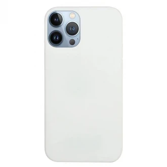 Premium silicone case iPhone 14 Pro hvid