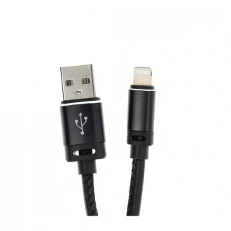 Lightning kabel 1 meter opso mfi certificeret sort