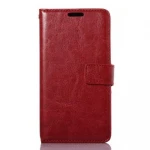 LG G3 S læder cover med kort lomme, rød