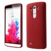 LG G3 silicone bag cover, rød