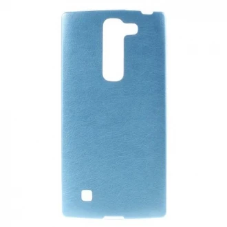 LG G4C tpu læder bag cover, blå