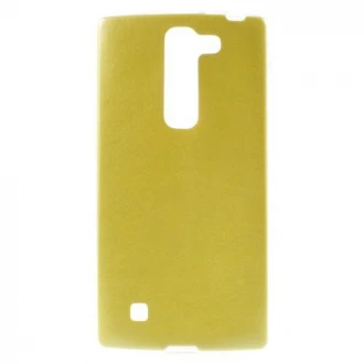 LG G4C tpu læder bag cover, gul