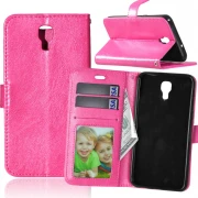 LG X Screen rosa pung etui med lommer Leveso.dk Mobil tilbehør