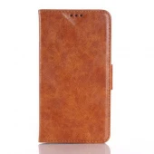 MICROSOFT LUMIA 640 XL læder cover med kort lommer, brun