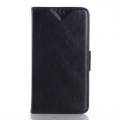 MICROSOFT LUMIA 640 XL læder cover med kort lommer, sort