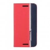 MOTOROLA MOTO G 3rd fashion læder cover, rød