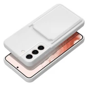 cover hvid med kortholder etui  Samsung Galaxy A55 5G Mobil tilbehør