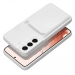 Samsung Galaxy A05S bagcover hvid med kortlomme