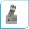 APPLE WATCH oplader holder / stander i aluminium, sølv Smartwatch tilbehør