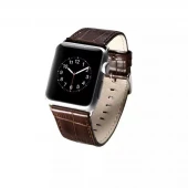 APPLE WATCH 42 MM blød læder urrem med montage beslag, brun