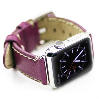 Til APPLE WATCH 38 MM Kajsa vintage læder urrem, lilla