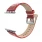 APPLE WATCH 42 MM Hoco bambus serie læder urrem med beslag, rød Smartwatch tilbehør